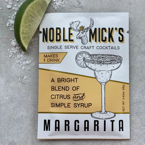 Noble Micks Single Serve Craft Cocktail Mix Spicy Jalapeno Margarita